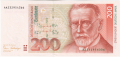 German Federal Republic 200 Deutsche Mark,  2. 1.1989